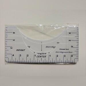 T Shirt Alignment Ruler For HTV Heat Transfer Vinyl & Sublimation